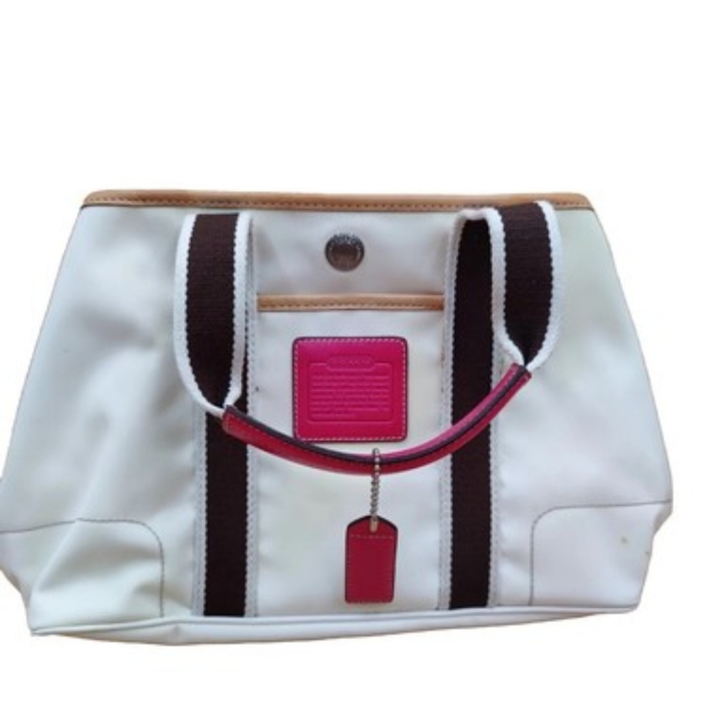 Vintage Coach Hampton Small Tote Bag